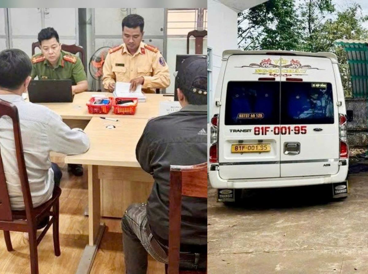 Kịch t&iacute;nh m&agrave;n chặn xe như phim tr&ecirc;n Quốc lộ 14C: Cha con t&agrave;i xế bị triệu tập khẩn