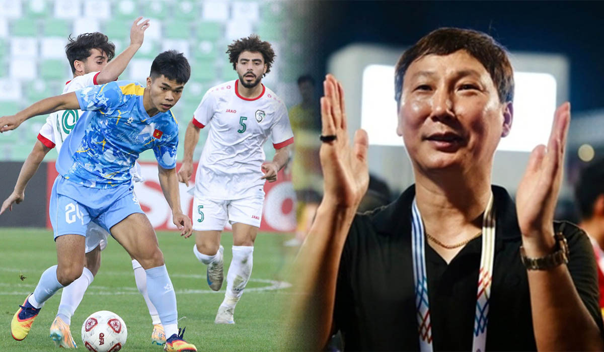 U23 Việt Nam đ&oacute;n tin vui k&eacute;p, HLV Kim Sang-sik mừng thầm trước \'đại chiến\' U23 Jordan