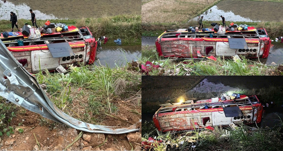 H&eacute; lộ kết quả kiểm tra nồng độ cồn v&agrave; ma t&uacute;y của t&agrave;i xế vụ lật xe kh&aacute;ch chở 22 người ở Sơn La