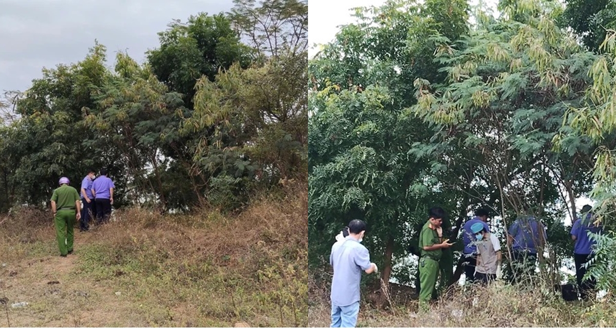 Cảnh tượng &aacute;m ảnh nơi ph&aacute;t hiện bộ xương người trong l&ugrave;m c&acirc;y, h&eacute; lộ đặc điểm đ&aacute;ng ch&uacute; &yacute;