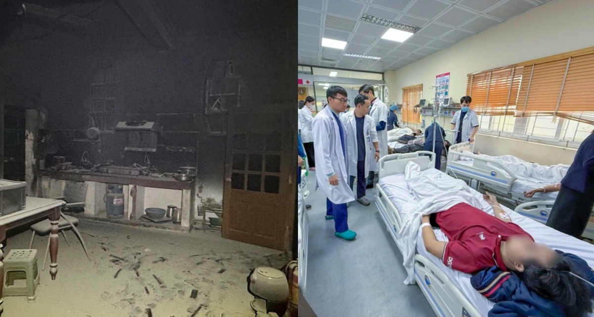 Vụ ch&aacute;y nh&agrave; ở Trần Cung, H&agrave; Nội: 15 nạn nh&acirc;n nhập viện, nhiều ca nguy cơ ngộ độc kh&iacute;, bỏng nặng phải thở m&aacute;y