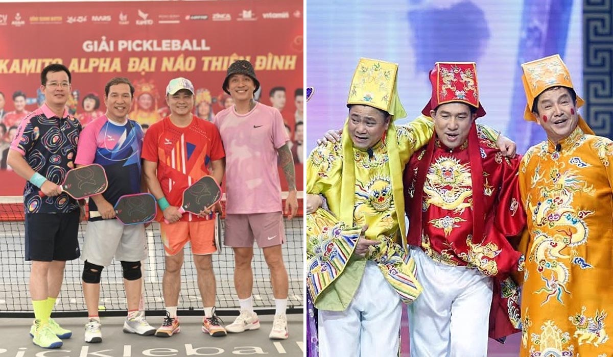 D&agrave;n sao T&aacute;o Qu&acirc;n \'đam m&ecirc; tuyệt đối\' với pickleball, 1 nghệ sĩ c&ograve;n gi&agrave;nh lu&ocirc;n chức v&ocirc; địch
