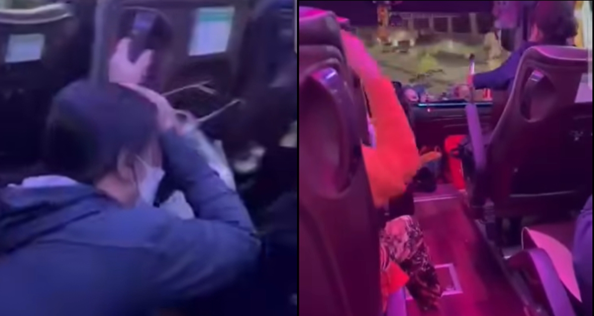 T&agrave;i xế xe kh&aacute;ch rượt đuổi xe tải như phim, mặc h&agrave;nh kh&aacute;ch la h&eacute;t, ngất xỉu, h&eacute; lộ nguồn cơn sự việc