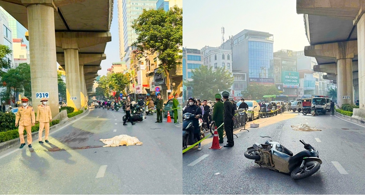 Th&ocirc;ng tin ban đầu về thanh ni&ecirc;n tử vong ở đường Cầu Giấy, h&agrave;nh động của t&agrave;i xế b&aacute;n tải g&acirc;y tranh c&atilde;i