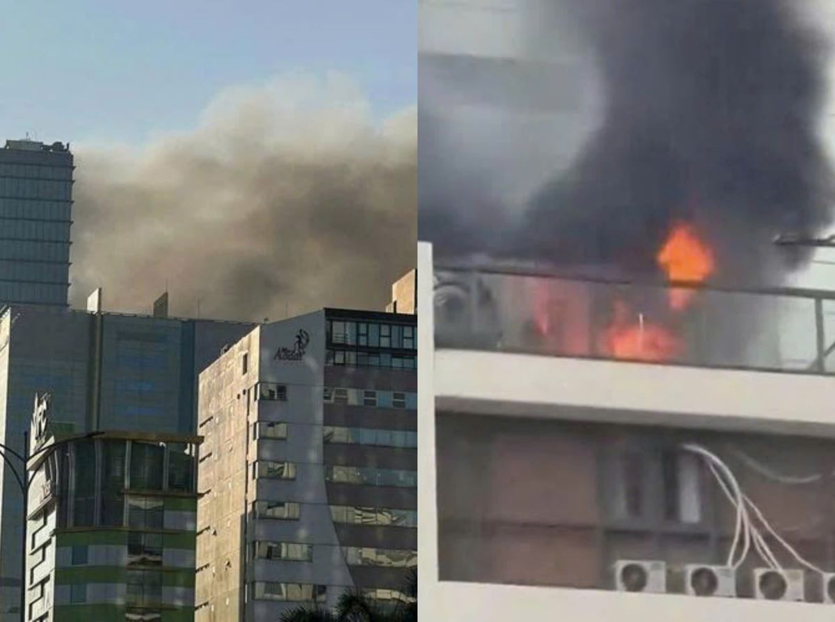 Hỏa hoạn b&ugrave;ng ph&aacute;t tại spa giữa trung t&acirc;m TPHCM: Cột kh&oacute;i bốc cao, giao th&ocirc;ng t&ecirc; liệt