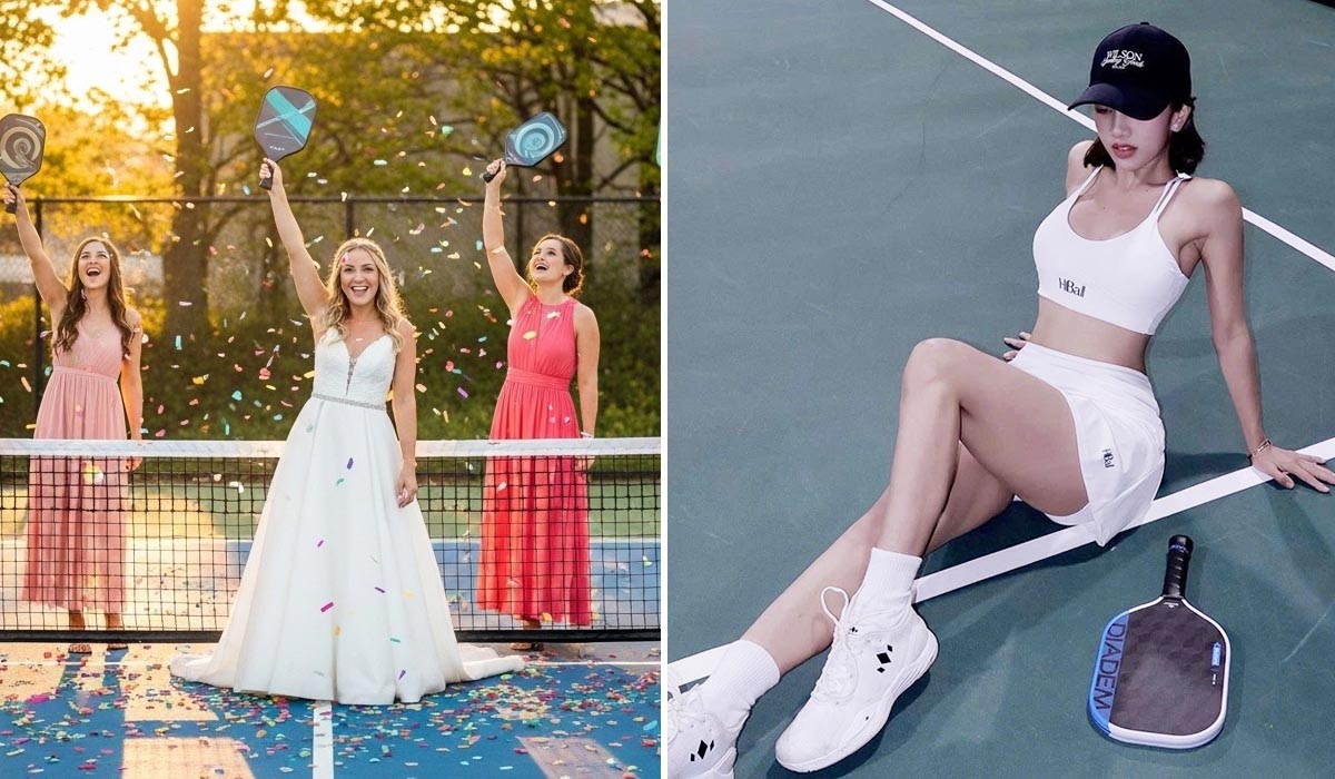 Từ s&acirc;n pickleball đến đ&aacute;m cưới: D&agrave;n hot girl giải m&atilde; sự kết nối t&igrave;nh cảm từ m&ocirc;n thể thao quốc d&acirc;n