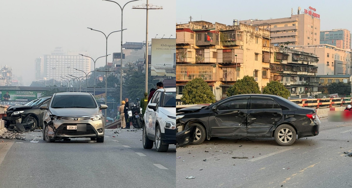 Hiện trường nữ t&agrave;i xế đ&acirc;m li&ecirc;n ho&agrave;n tại cầu vượt Vọng, H&agrave; Nội khiến 1 người tử vong: Nguy&ecirc;n nh&acirc;n nhiều người dễ mắc phải