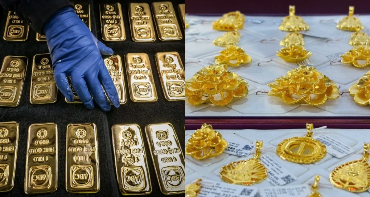 Gi&aacute; v&agrave;ng h&ocirc;m nay 10-1 bất ngờ đảo chiều, v&agrave;ng miếng SJC bật tăng mạnh, thế giới vượt mốc quan trọng