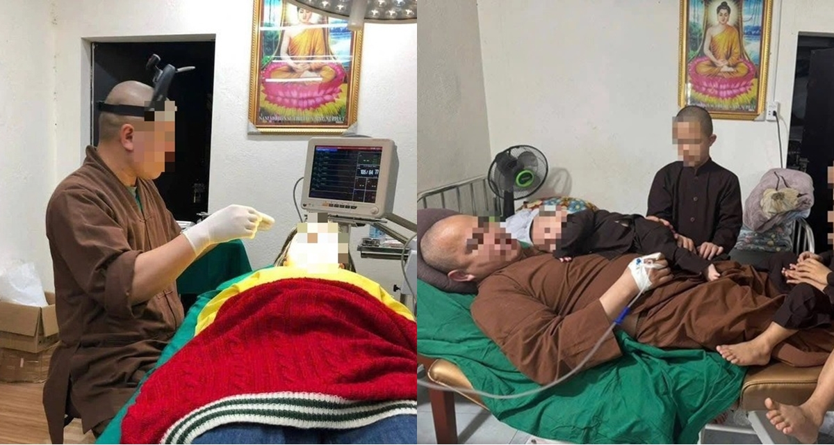 Ng&ocirc;i ch&ugrave;a ở Quảng Ninh mở ph&ograve;ng kh&aacute;m, thực hiện PTTM ngay trong ch&ugrave;a, đưa trẻ em l&ecirc;n mạng &lsquo;c&acirc;u view&rsquo;