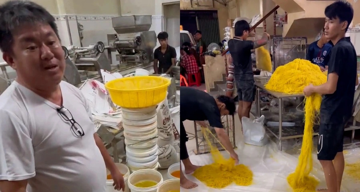 Khởi tố chủ cơ sở Ch&acirc;u Ph&aacute;t, lời khai h&eacute; lộ đường d&acirc;y &lsquo;ph&ugrave; ph&eacute;p&rsquo; h&agrave;ng trăm tấn m&igrave; trộn ho&aacute; chất ở TP.HCM 