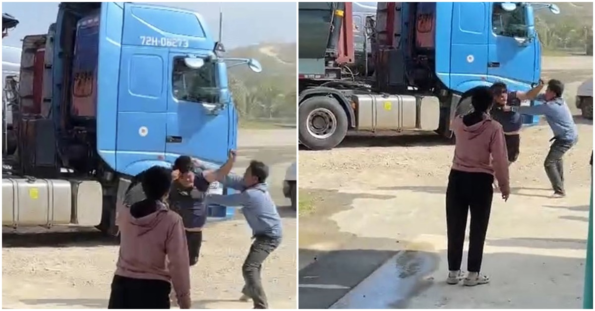 X&ocirc;n xao clip 2 t&agrave;i xế xe ben đ&aacute;nh nhau đến chảy m&aacute;u trong 1 mỏ đ&aacute; ở L&acirc;m Đồng, c&ocirc;ng an v&agrave;o cuộc