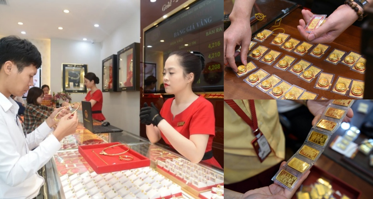 Diễn biến tr&aacute;i chiều gi&aacute; v&agrave;ng chốt phi&ecirc;n 13/1: V&agrave;ng nhẫn bật tăng mạnh, v&agrave;ng SJC đứng y&ecirc;n, thế giới biến động