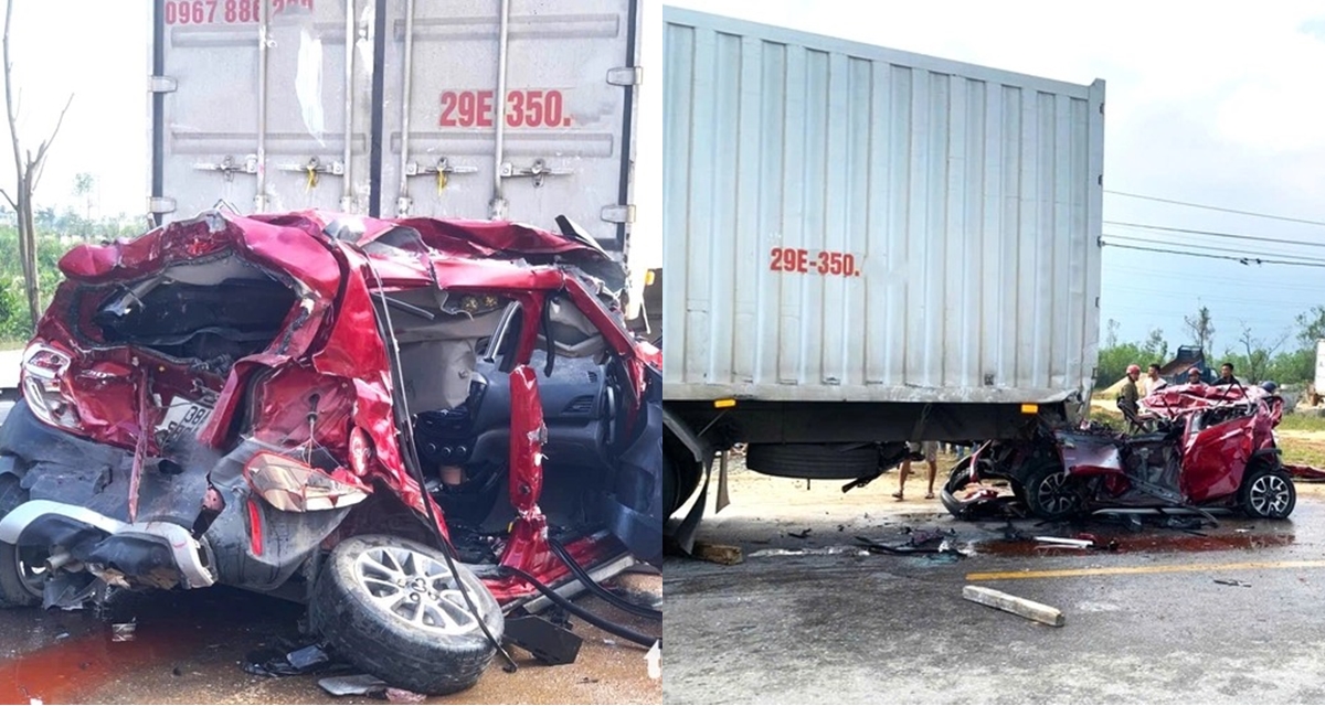 T&agrave;i xế container thay đổi lời khai, th&uacute; nhận l&yacute; do g&acirc;y tai nạn li&ecirc;n ho&agrave;n khiến &ocirc; t&ocirc; con bẹp d&iacute;