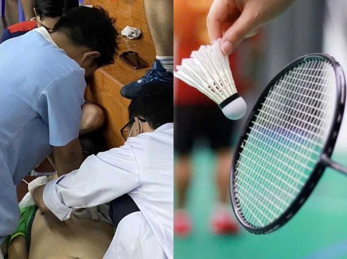 Nguy&ecirc;n nh&acirc;n b&agrave;ng ho&agrave;ng vụ huấn luyện vi&ecirc;n tử vong đột ngột sau một set đấu tr&ecirc;n s&acirc;n cầu l&ocirc;ng