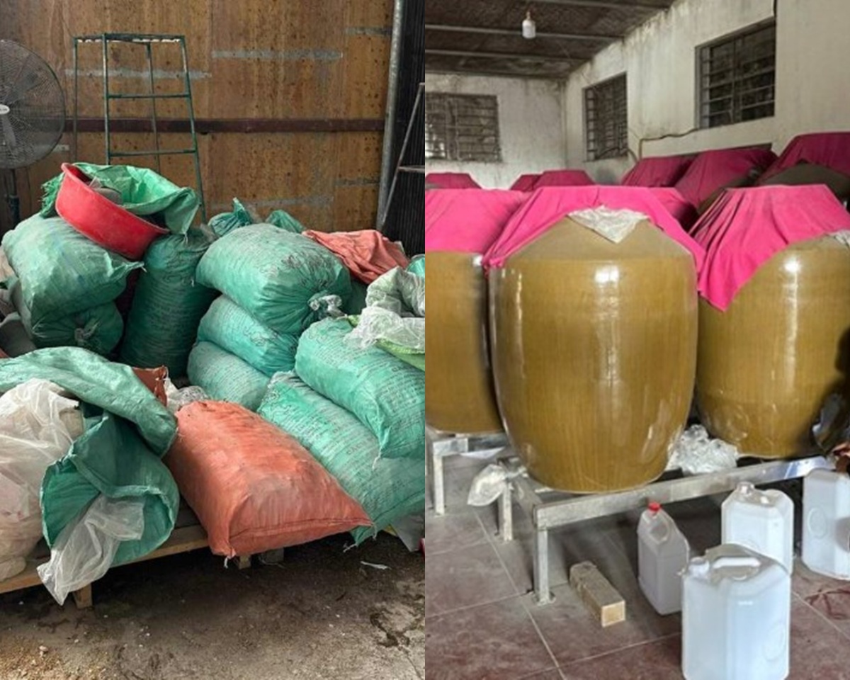 Ph&aacute;t hiện l&ograve; rượu gạo \'bẩn\' nguy cơ g&acirc;y ngộ độc ở Hải Ph&ograve;ng, bị xử phạt nặng theo quy định