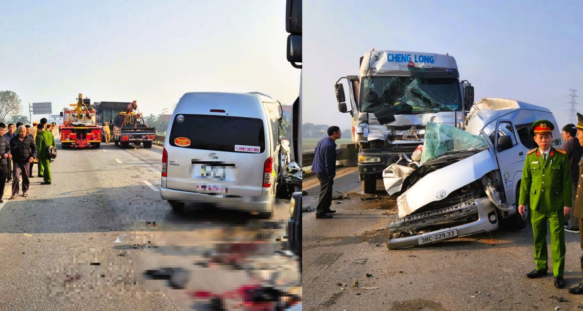 Diễn biến mới vụ tai nạn cao tốc Bắc Nam ở Thanh H&oacute;a khiến 4 người chết, c&ocirc;ng an c&ocirc;ng bố kết quả kiểm tra l&aacute;i xe