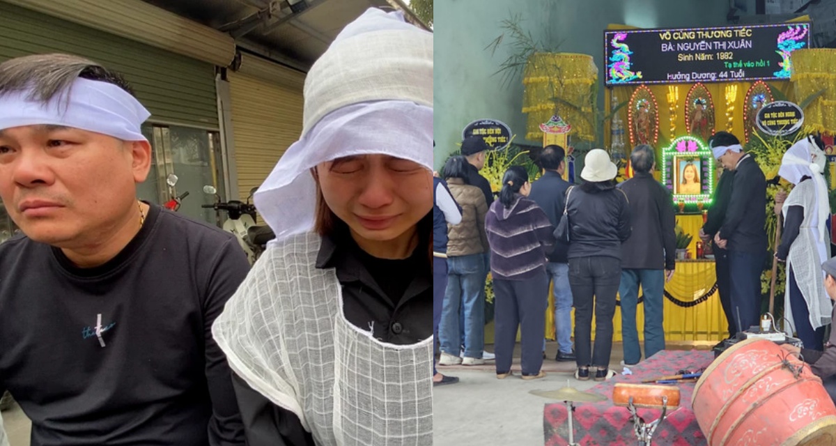 Tang lễ đẫm nước mắt của người phụ nữ bị s&aacute;t hại ở Hưng Y&ecirc;n: Con g&aacute;i tiết lộ lời hẹn dang dở kh&ocirc;ng kịp thực hiện