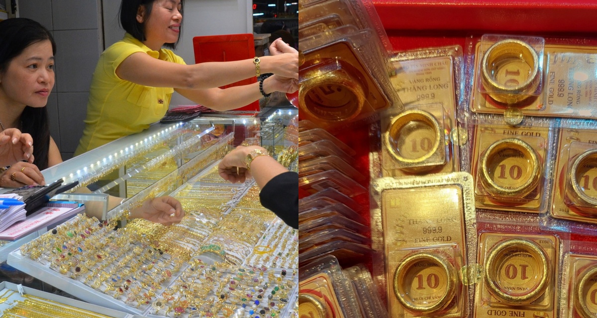 Gi&aacute; v&agrave;ng chiều 16/1 chững lại sau biến động mạnh: V&agrave;ng miếng, v&agrave;ng nhẫn neo cao khiến nh&agrave; đầu tư d&egrave; chừng