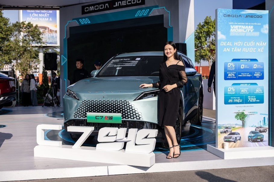 Omoda & Jaecoo Việt Nam ch&iacute;nh thức mở b&aacute;n Omoda C7 ảnh 4