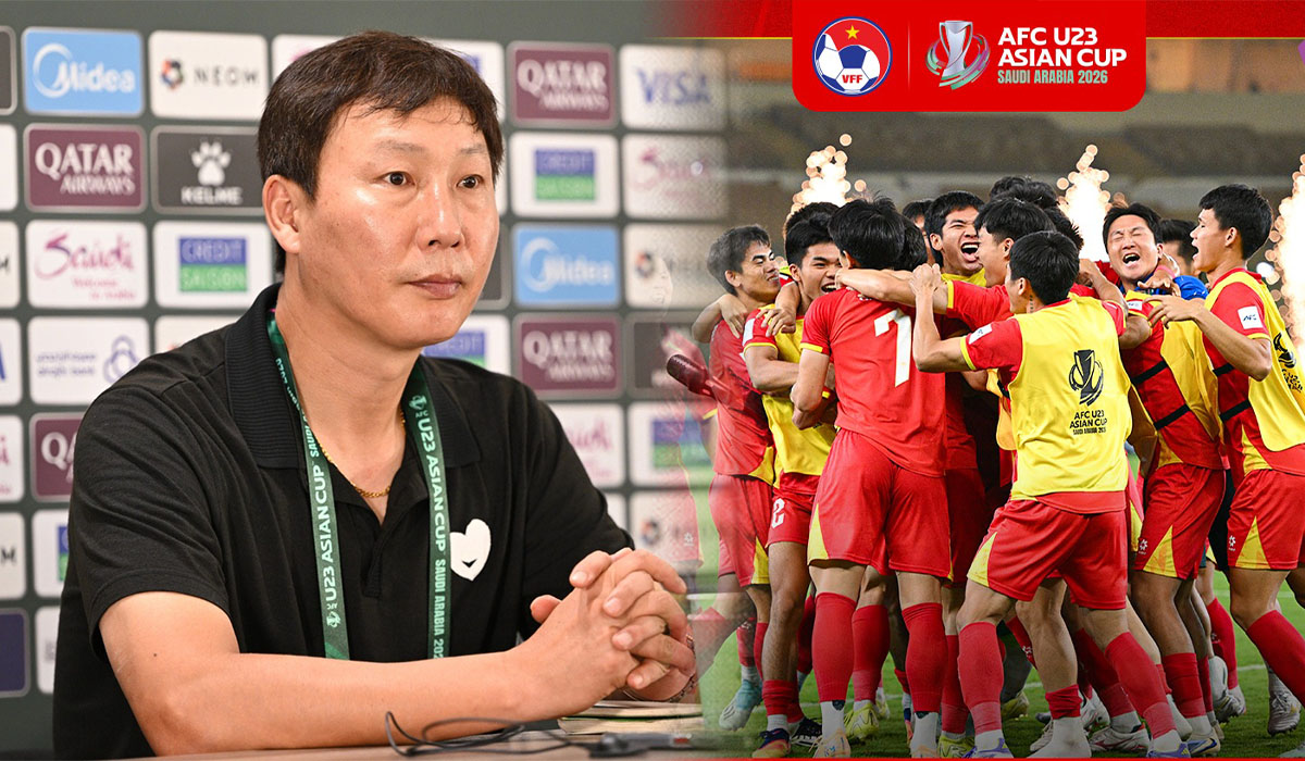 U23 Việt Nam khiến cả ch&acirc;u &Aacute; nể phục, HLV Kim Sang-sik tiết lộ \'b&iacute; quyết\' đ&aacute;nh bại UAE
