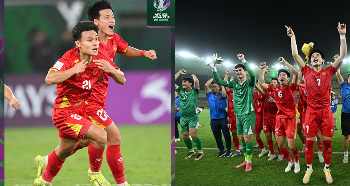 Người h&ugrave;ng U23 Việt Nam su&yacute;t vắng mặt ở b&aacute;n kết, 1 h&agrave;nh động tỉnh t&aacute;o sau ghi b&agrave;n được khen nức nở