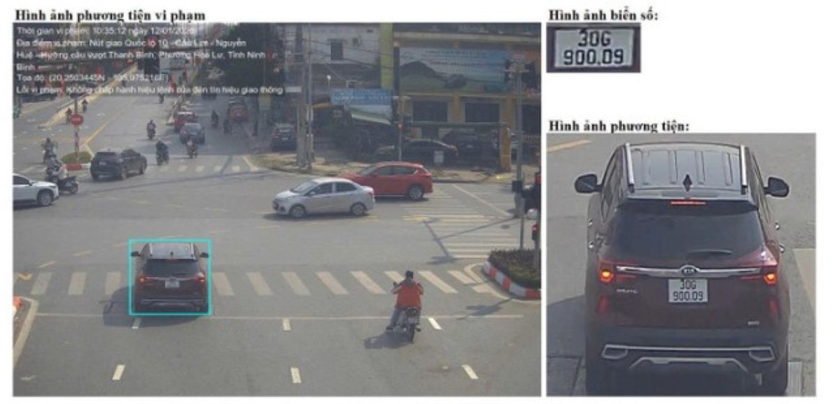 Ninh B&igrave;nh: Danh s&aacute;ch c&aacute;c trường hợp vi phạm giao th&ocirc;ng được camera AI ph&aacute;t hiện cần nộp phạt nguội
