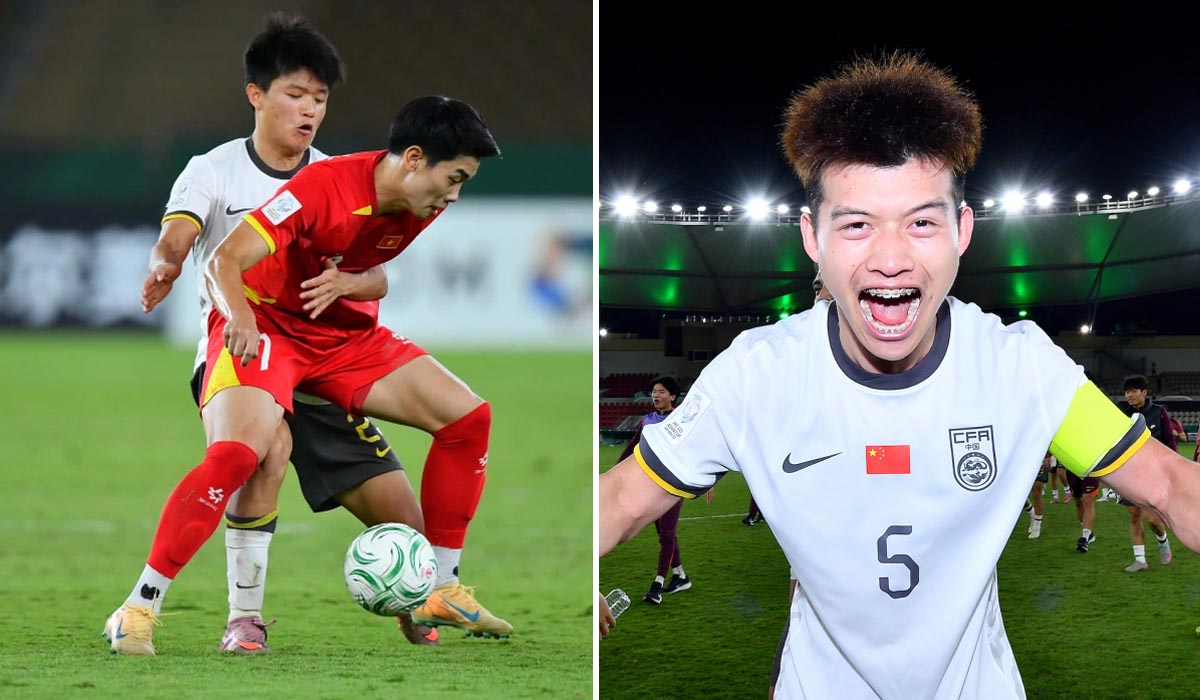 U23 Việt Nam thua đau, đội trưởng U23 Trung Quốc bất ngờ nhắm thẳng Đ&igrave;nh Bắc để chế giễu sau trận
