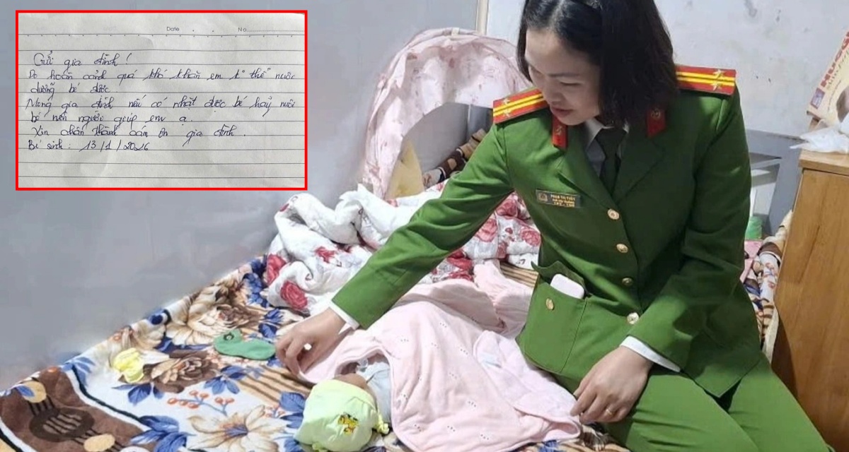 X&oacute;t xa b&eacute; g&aacute;i sơ sinh bị bỏ rơi ven đường ở Hải Ph&ograve;ng: Bức t&acirc;m thư h&eacute; lộ ho&agrave;n cảnh đau l&ograve;ng