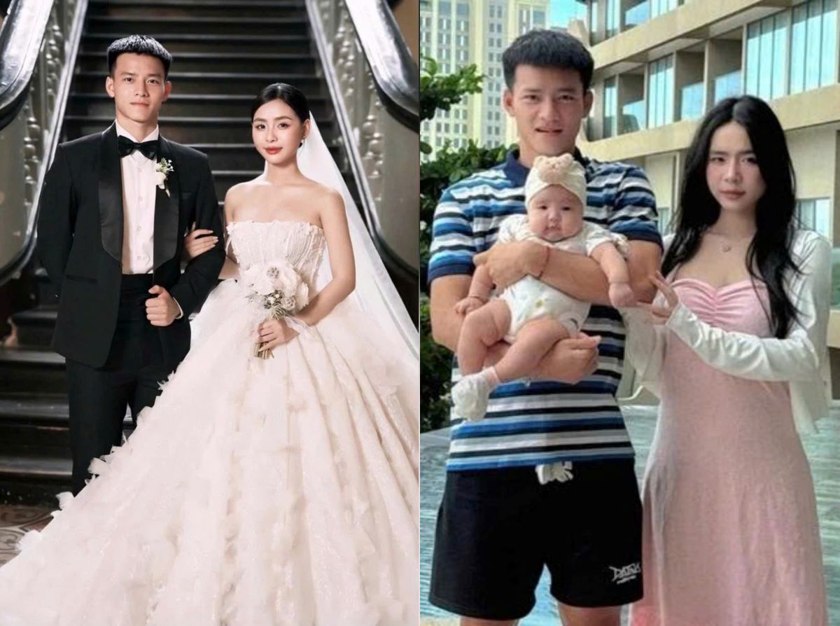 Sự thật &iacute;t biết về cuộc h&ocirc;n nh&acirc;n tuổi 21 của ng&ocirc;i sao U23 Nguyễn Thanh Nh&agrave;n v&agrave; vợ mẫu ảnh