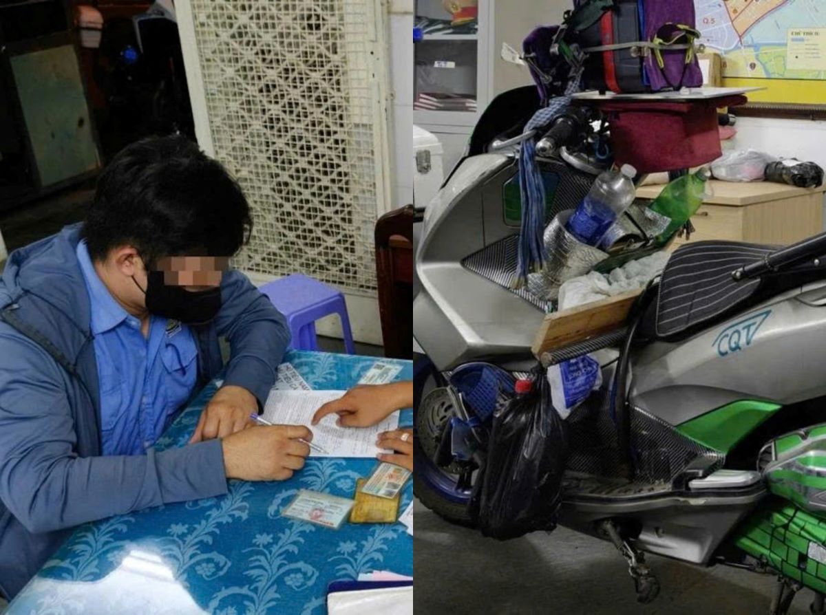 Mất xe m&aacute;y v&igrave; sở th&iacute;ch bu&ocirc;ng cả hai tay, nghe nhạc khi đang l&aacute;i xe tại TPHCM