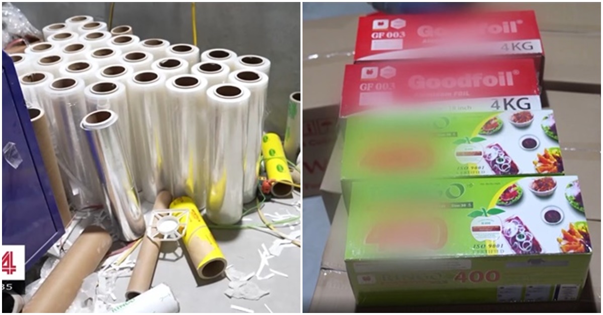 R&ugrave;ng m&igrave;nh b&ecirc;n trong cơ sở sản xuất m&agrave;ng bọc thực phẩm giả chứa chất cấm, g&acirc;y dậy th&igrave; sớm v&agrave; v&ocirc; sinh