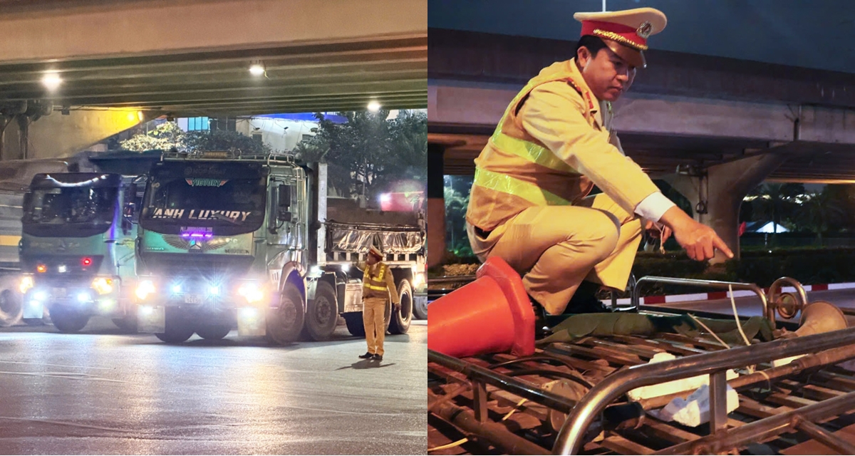 H&agrave; Nội: Xử l&yacute; loạt t&agrave;i xế xe tải bấm c&ograve;i hơi giữa đ&ecirc;m g&acirc;y n&aacute;o loạn, l&yacute; do đưa ra kh&oacute; chấp nhận
