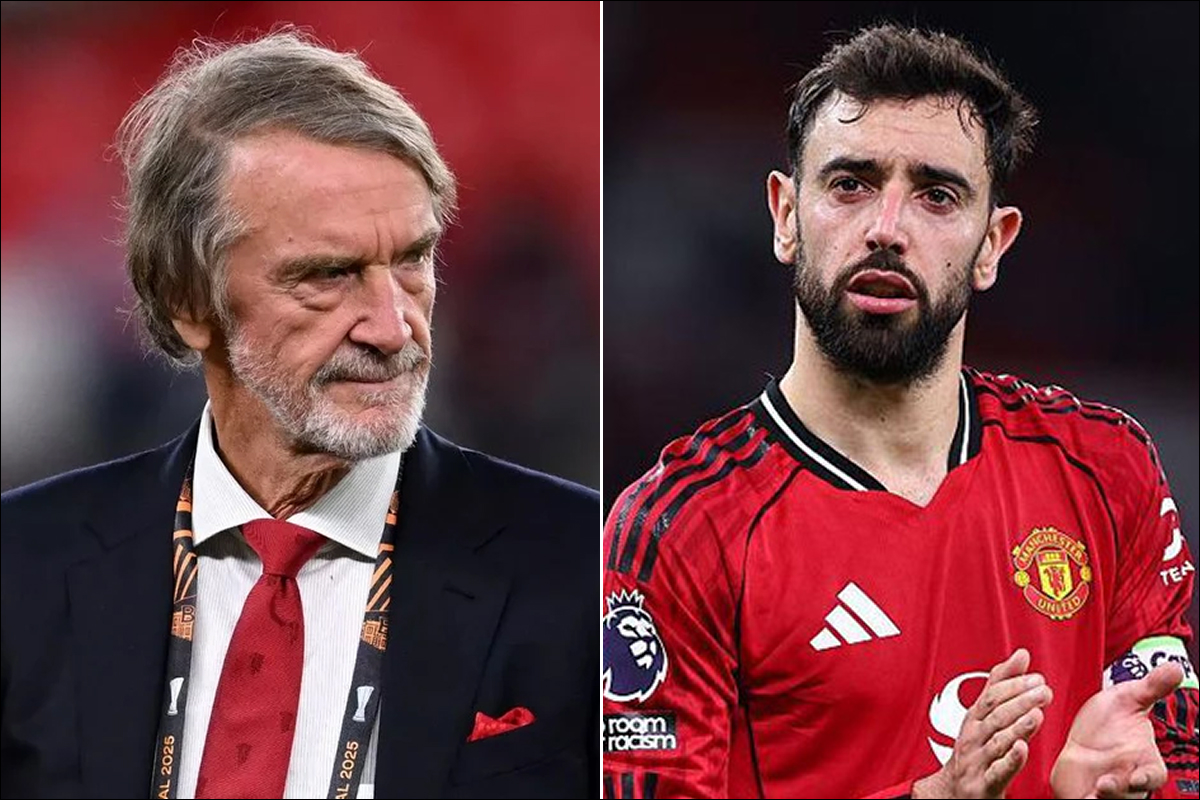 Sir Jim Ratcliffe ch&iacute;nh thức ra quyết định, xong vụ Bruno Fernandes rời Man Utd trước World Cup 2026