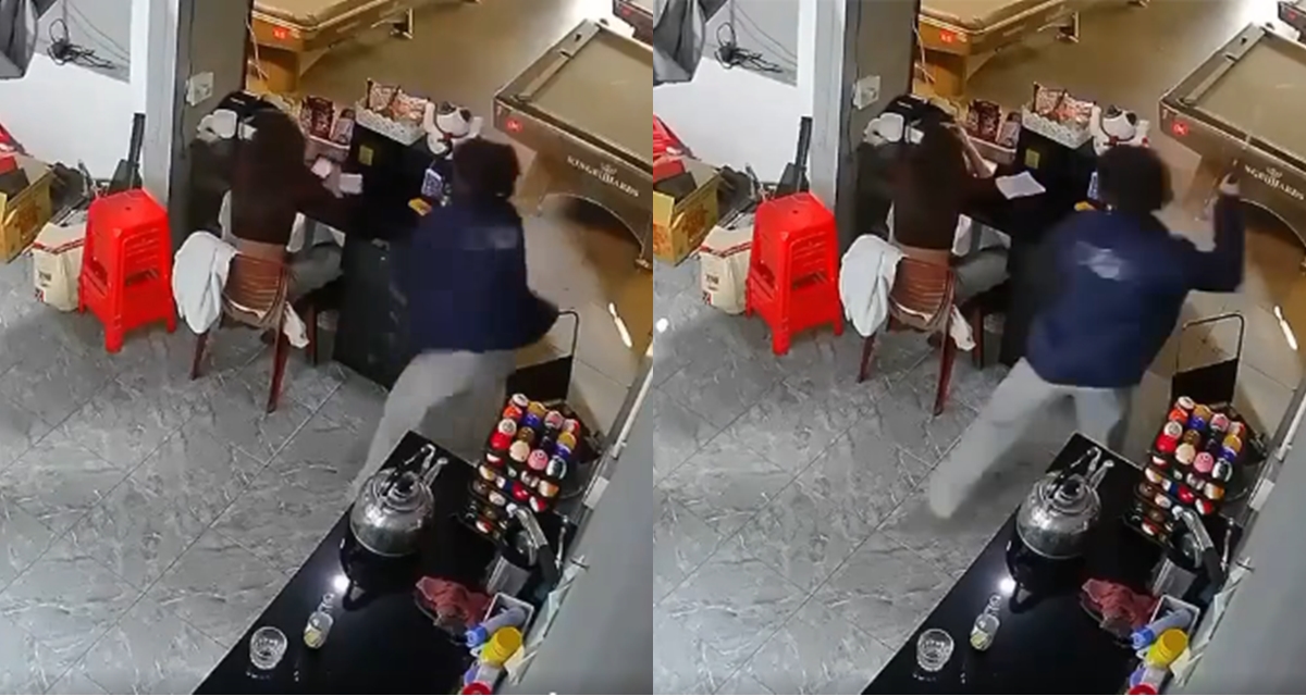 Nữ nh&acirc;n vi&ecirc;n qu&aacute;n bida bị đ&aacute;nh đến bất tỉnh, camera ghi lại cảnh tượng nghi phạm ra tay d&atilde; man