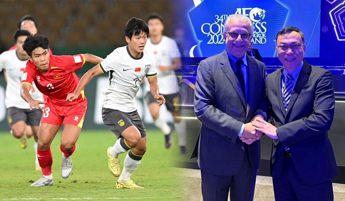 U23 Việt Nam bị truyền th&ocirc;ng Trung Quốc \'vu khống\', AFC c&ugrave;ng trọng t&agrave;i bất ngờ bị đưa v&agrave;o cuộc