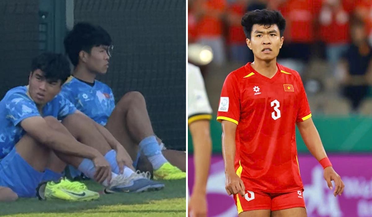 L&yacute; Đức mất ngủ sau tấm thẻ đỏ tai hại, trụ cột U23 Việt Nam lộ dấu hiệu t&acirc;m l&yacute; đ&aacute;ng lo tr&ecirc;n s&acirc;n tập