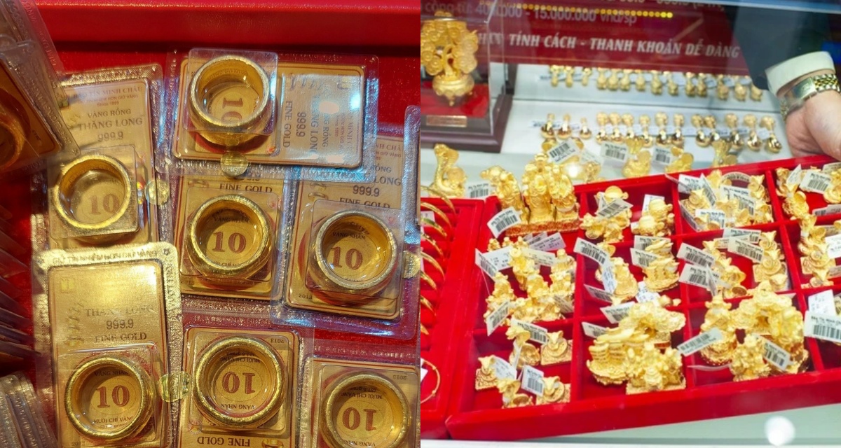 Gi&aacute; v&agrave;ng h&ocirc;m nay 24-1 tăng dựng đứng: Thị trường trong nước lập đỉnh mới, thế giới &aacute;p s&aacute;t mốc 5.000 USD