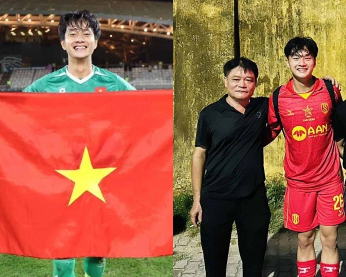 Bố thủ m&ocirc;n Cao Văn B&igrave;nh tiết lộ chuyện &iacute;t ai biết về con trai, hứa l&agrave;m 10 m&acirc;m cỗ khao cả x&oacute;m ăn mừng