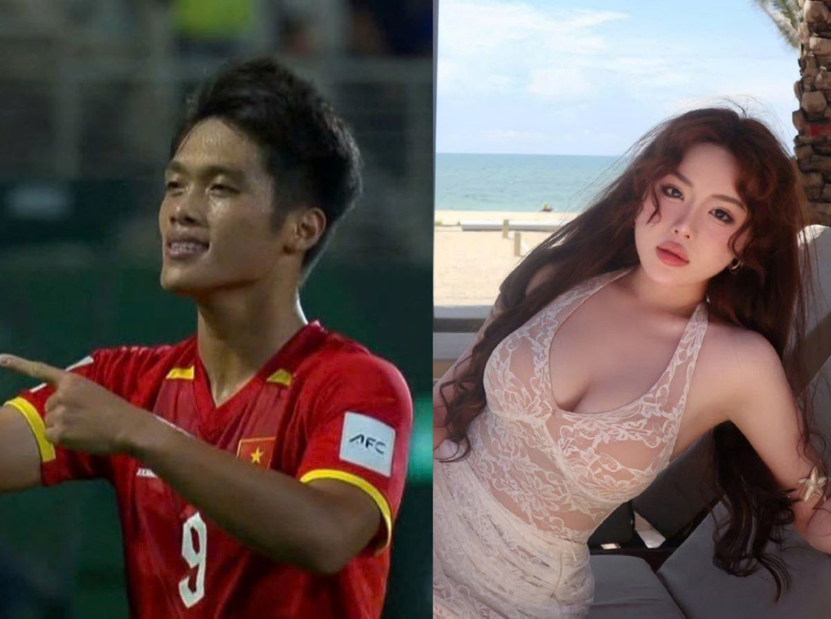 Mối t&igrave;nh 5 năm k&iacute;n tiếng của Quốc Việt v&agrave; bạn g&aacute;i hot girl vừa g&acirc;y sốt sau b&agrave;n thắng lịch sử