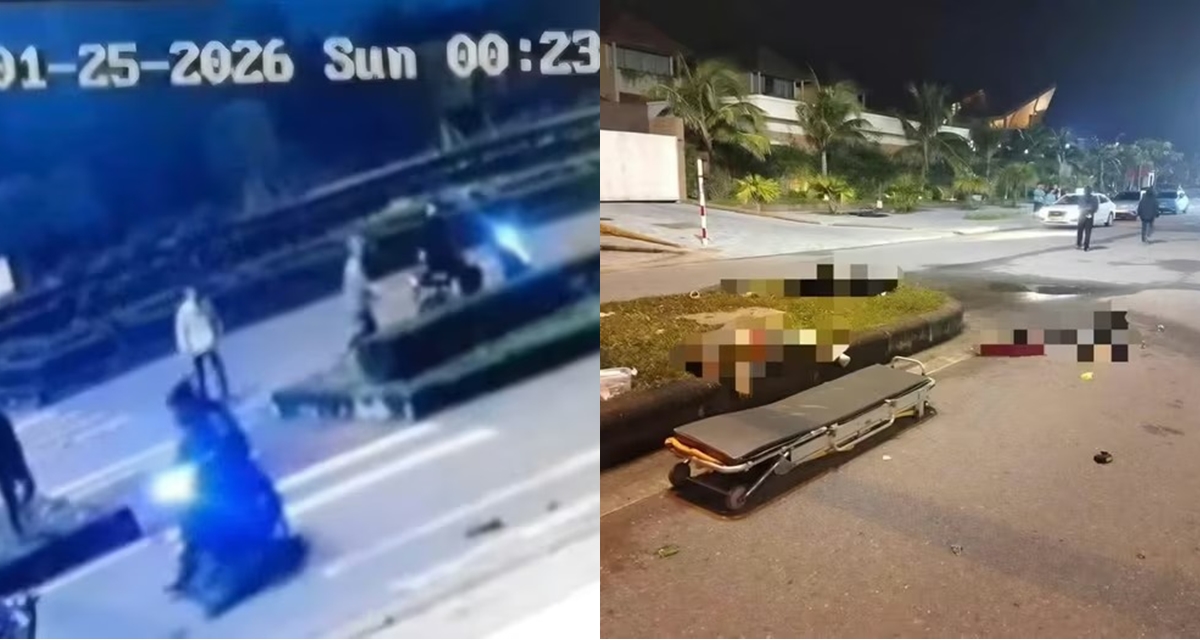 Camera ghi lại khoảnh khắc kinh ho&agrave;ng vụ 3 người tử vong tr&ecirc;n đường ở Đồng Hới, h&eacute; lộ nguy&ecirc;n nh&acirc;n sốc