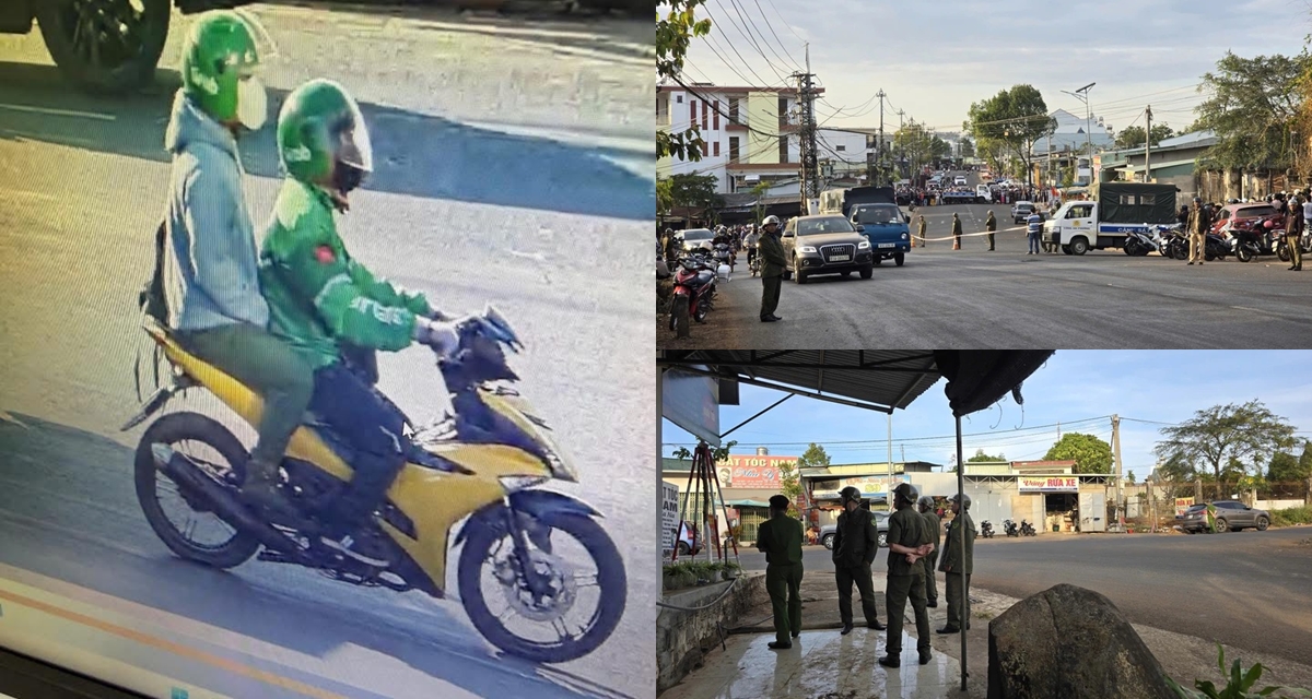 Hiện trường nơi v&acirc;y bắt 2 nghi phạm cướp ng&acirc;n h&agrave;ng ở Gia Lai, 2 ng&ocirc;i nh&agrave; bị phong tỏa ở đ&acirc;u?