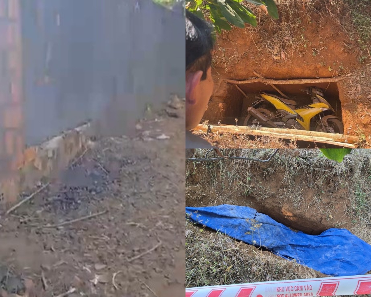 Ph&aacute;t hiện manh mối mới vụ cướp ng&acirc;n h&agrave;ng ở Gia Lai: Chỉ c&aacute;ch vị tr&iacute; ch&ocirc;n xe m&aacute;y Exciter khoảng 200m