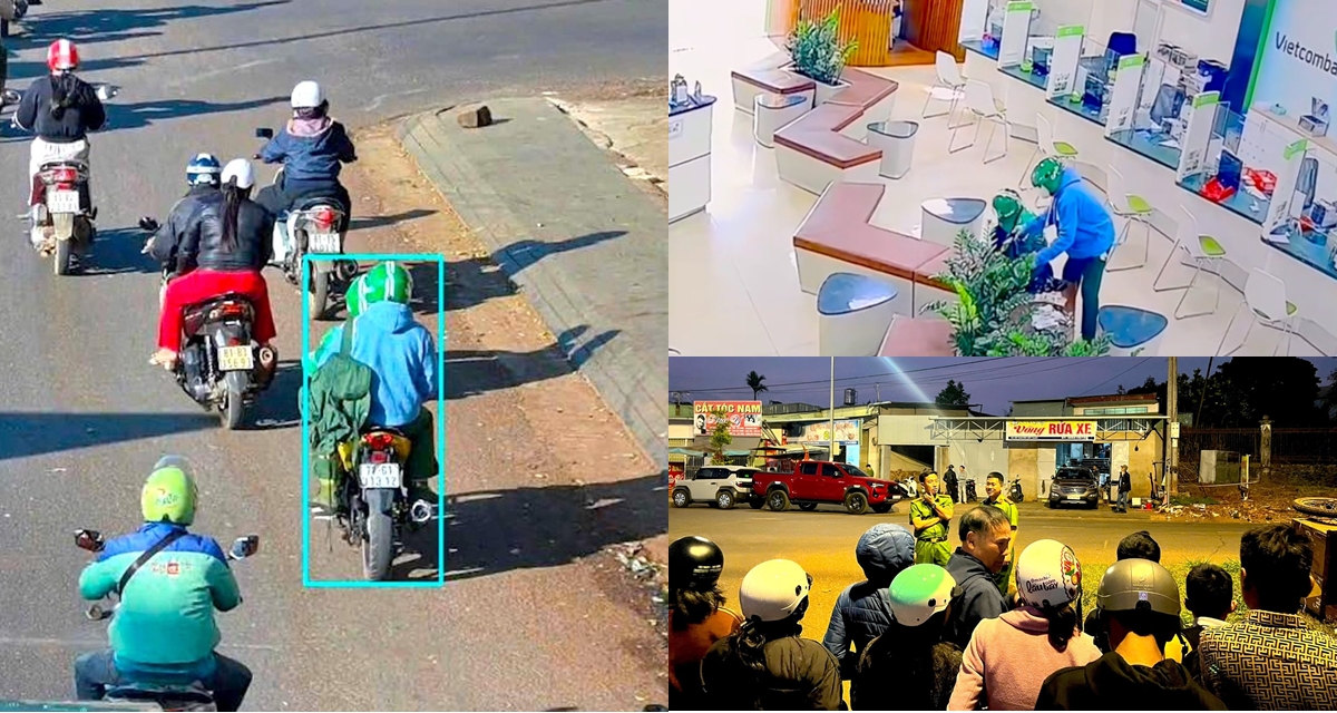 Hiện trường nơi truy t&igrave;m 2 t&ecirc;n cướp ng&acirc;n h&agrave;ng Gia Lai, c&ocirc;ng an trả lời th&ocirc;ng tin đ&atilde; bắt được nghi phạm