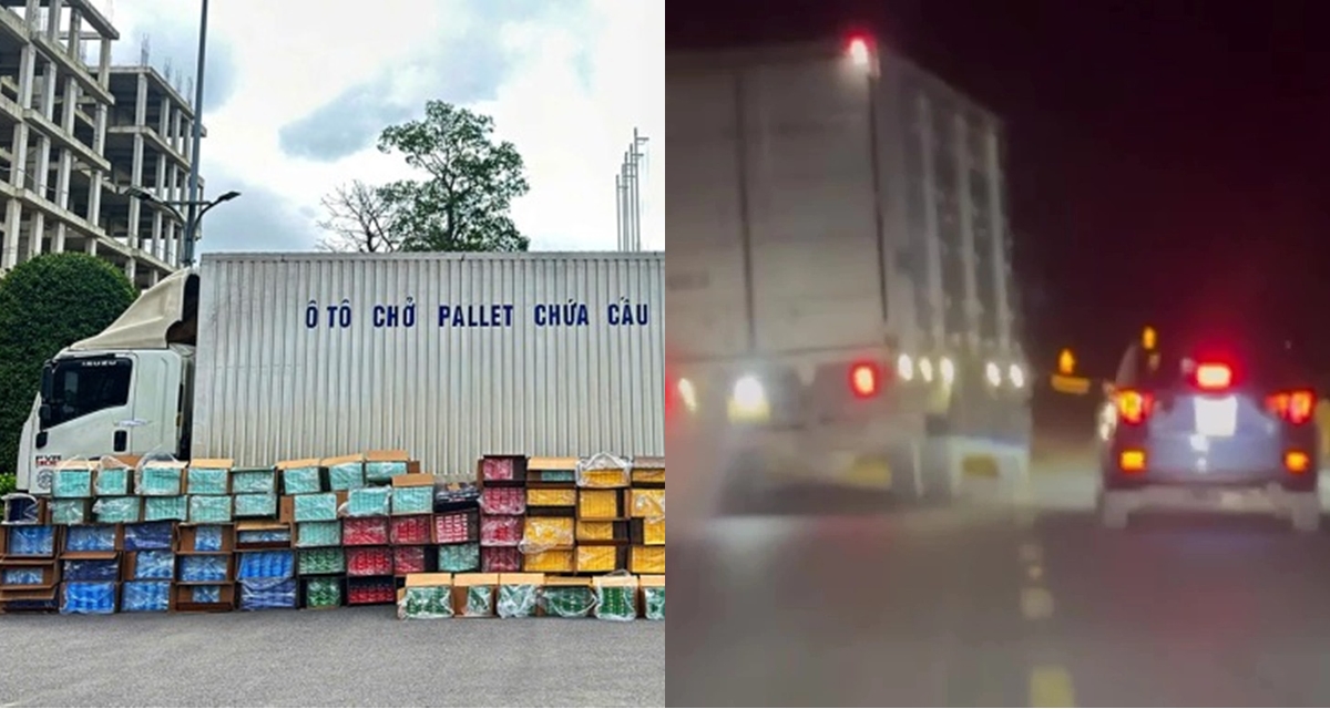 Camera ghi lại cảnh xe tải đ&aacute;nh v&otilde;ng, bỏ chạy khi thấy cảnh s&aacute;t, mở th&ugrave;ng xe ph&aacute;t hiện b&iacute; mật kinh ho&agrave;ng