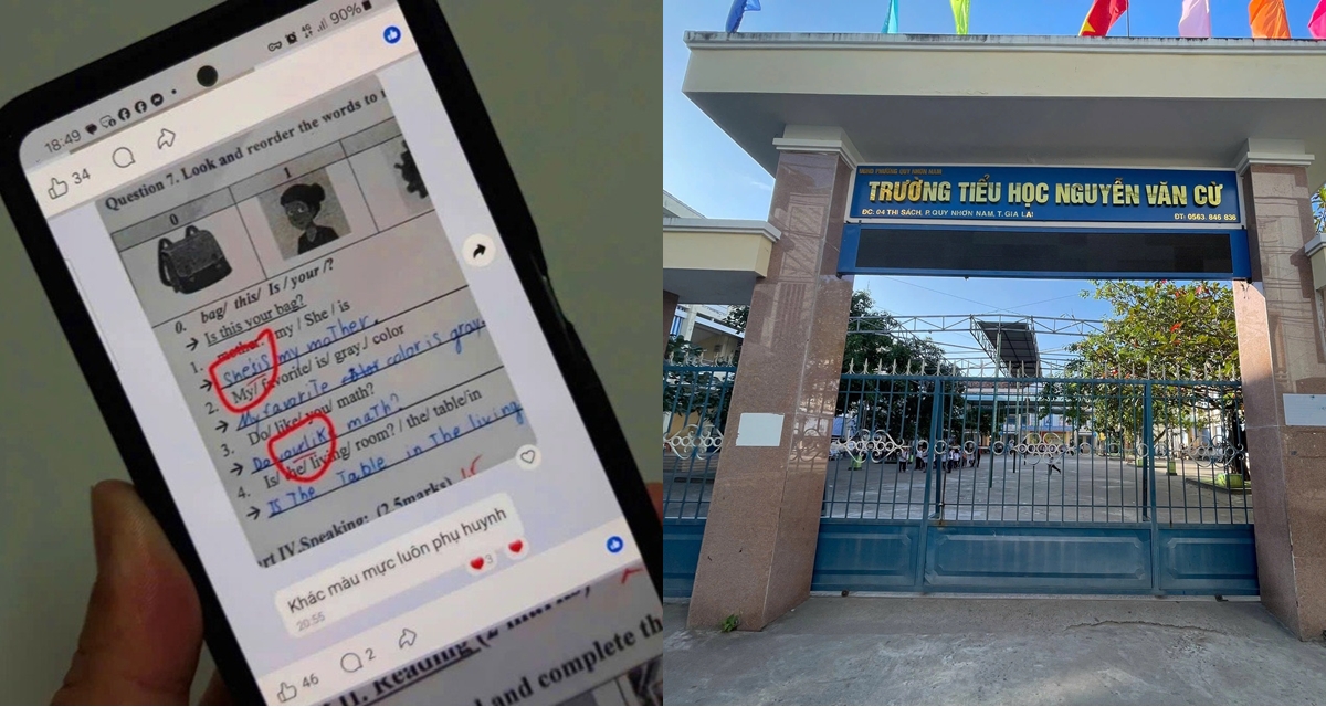 C&aacute;i kết cho nữ gi&aacute;o vi&ecirc;n sửa b&agrave;i thi của học sinh từ đ&uacute;ng th&agrave;nh sai, th&aacute;i độ lạ sau khi chuyện bại lộ