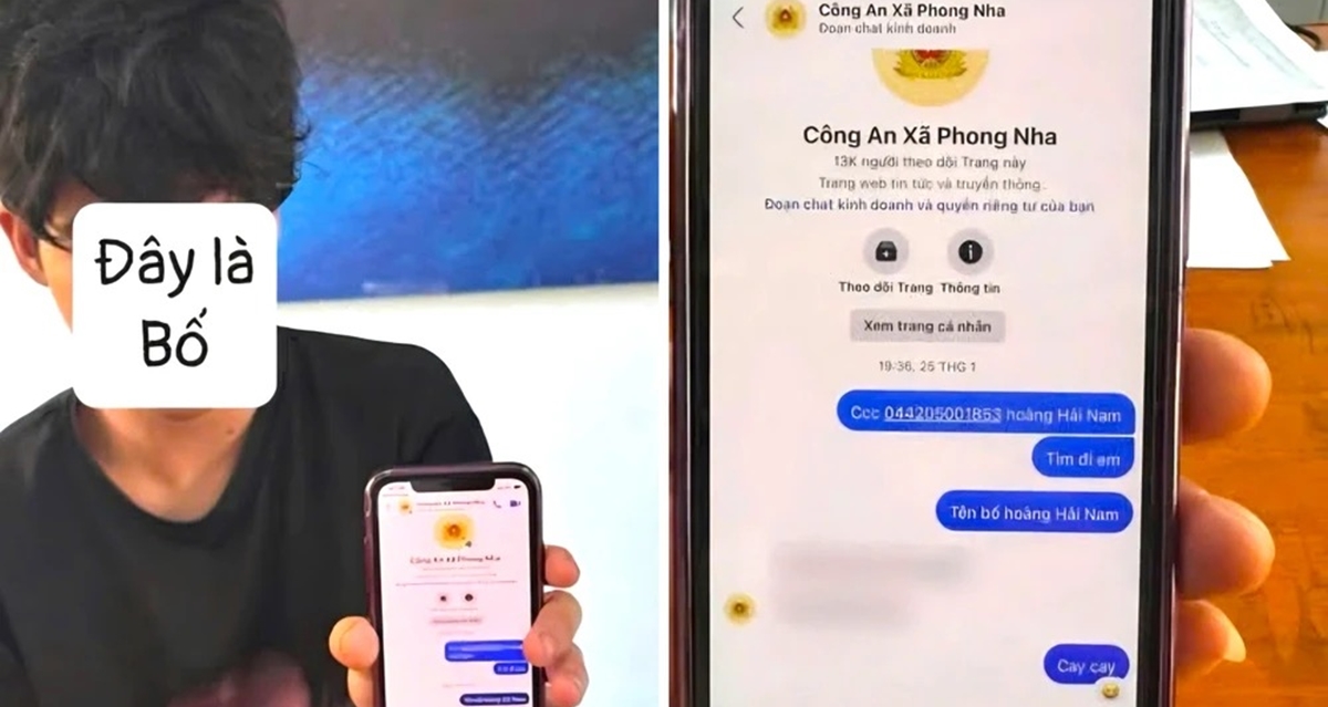 Thanh ni&ecirc;n nhắn tin xưng &lsquo;bố&rsquo; với c&ocirc;ng an, th&aacute;ch thức &lsquo;đố t&igrave;m được&rsquo; v&agrave; c&aacute;i kết khiến CĐM hả l&ograve;ng hả dạ