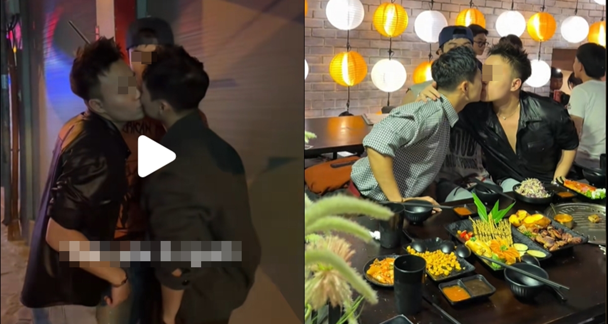 MXH chấn động v&igrave; 3 nam thanh ni&ecirc;n quay clip h&ocirc;n nhau, c&ograve;n khoe chuyện đời tư khiến tất cả &lsquo;đỏ mặt&rsquo;