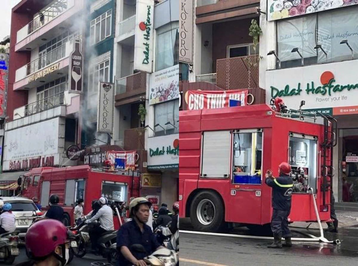 Hiện trường vụ ch&aacute;y cửa h&agrave;ng rượu ở TPHCM, h&eacute; lộ nguồn cơn từ một h&agrave;nh động bất cẩn của nhiều người