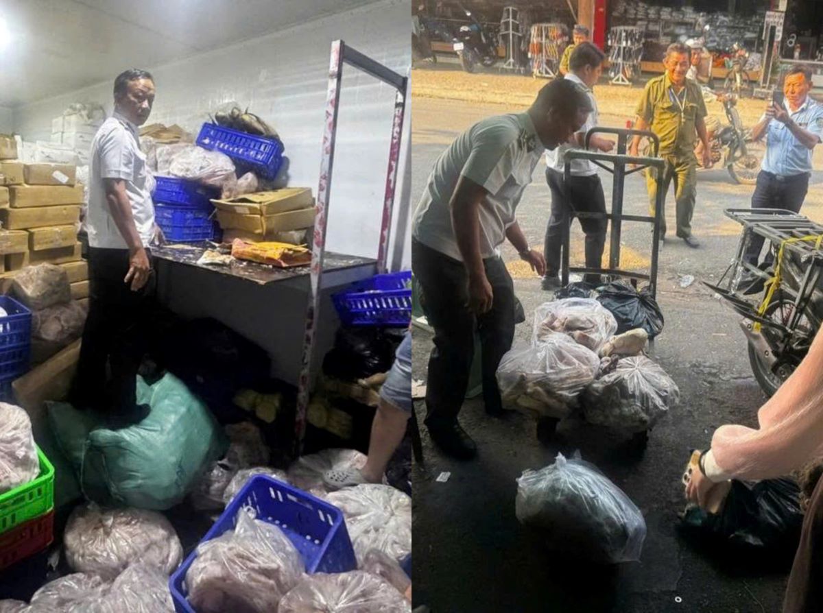 Kinh ho&agrave;ng l&ocirc; thực phẩm &lsquo;3 kh&ocirc;ng&rsquo;: Hơn 700kg thịt, c&aacute; đ&ocirc;ng lạnh bẩn chờ l&ecirc;n b&agrave;n ăn