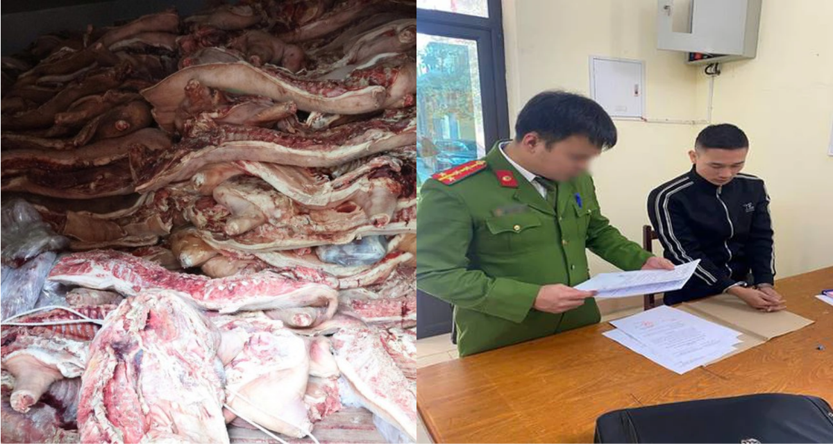 Thu gom heo bệnh, trữ đ&ocirc;ng h&agrave;ng chục tấn chờ b&aacute;n: C&ocirc;ng an bắt th&ecirc;m đồng phạm
